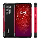 Smartphone Ohne Vertrag DOOGEE S97 PRO, 40m Laser-Entfernungsmesser, Helio G95 8GB+128GB, Android 11 IP68 Robustes Smartphone, 48MP Quad Kamera, 8500mAh Akku, Drahtloses Laden GPS NFC, R