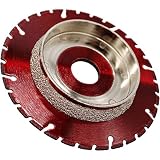 LXDIAMOND Diamant-Trennscheibe Anfasscheibe 115mm x 22,23mm Premium Diamantscheibe zum Trennen und Anfasen geeignet für HT KG Rohre GFK CFK Kunststoffe passend für Winkelschleifer 115