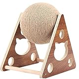 1 Stück Katchy Kugel Katze Siseal Ball Interaktive Katze Rollierkugel, Katze Kugel Kugel Natürliche Sisal Board Kratzer Für Kätzchen Lustige Katze Spielzeug