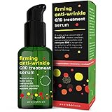 BIO Anti Aging Creme Frauen Anti Falten Face Serum mit Coenzym Q10, Collagen, Peptiden, Elastin -Revitalisierendes Gesichtsserum Hautpflege zur Reparatur & Regeneration der Haut - Hochdosiert - 50