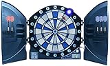 Best Sporting elektronische Dartscheibe Cambridge mit LED beleuchteten Ziffern, Kabinett Dartboard mit 6 Dartpfeilen inklusive Netzteil, Batteriebetrieb mög