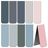 Lesezeichen Magnetisch Bunt Set Für Erwachsene Und Kinder AOBETAK 10 Stück Magnetlesezeichen, Magnetisches Seite Markierungen Clip Bookmark Für Bü