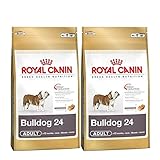 Royal Canin Bulldog 24 Hundefutter für ausgewachsene Hunde, 2 x 12 kg, 2 x 12 kg