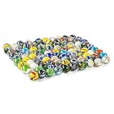430g Kleine Glasmurmeln, Murmeln Glas Murmeln Kinder Murmelspiel 15mm Bunte Murmeln Deko Glas Spielzeug Spielmaschine Pflanzendek