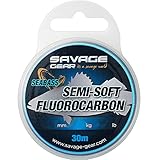 Savage Gear Semi Soft Fluorocarbon Seabass - 30m Schnur, Durchmesser/Tragkraft:0.21mm / 5.95lb / 2.70kg