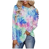 NNGOTD Coole Pullover Damen Damen Pullover Dunkelbraun Huddy Damen sl54 Mode augennstern Damen Langarmshirt Damen Baumwolle Damen Langarmshirt Tops lang Frauen M