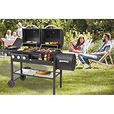 Fuego Kombigrill Gasgrill und Holzkohlegrill Sierra von EL Grill Smoker BBQ