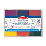 Melissa & Doug 11637 Regenbogenstempelkissen, mehrfarbig