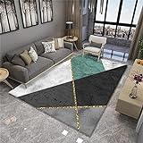 Teppich esszimmer Farbiger Teppich, Balkon-Couchtisch, weicher und lichtechter Teppich Teppich Wohnzimmer ,grau,80x200