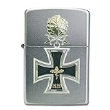 Zippo Ritterkreuz 1939 mit Eichenlaub Feuerzeug, Chrom, Silber, 6 x 3.5 x 2