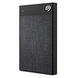 Seagate Ultra Touch HDD, externe Festplatte 2 TB, 2.5 Zoll, USB-C & USB 3.0, schwarz, inkl. 1 Jahr Mylio Create, 4 Monate Adobe Creative Cloud Foto-Abo, 2 Jahre Rescue Service, Modellnr.: STHH2000400