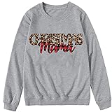 Christmas Mama Baby Weihnachtspullover Damen Kinder Jungen Mädchen Ugly Christmas Sweater Familie Brief Druck Winterpullover Weihnachten T Shirts Kreative Muster Weihnachtsshirt X