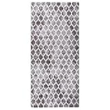 Tidyard Teppich Bodenmatte Teppichläufer Fellteppich Webteppich Handwebteppich Wohnzimmerteppich 80 x 300 cm (L x B) Stufenmatten Tepiche Flur Teppich rutschfeste PVC-Rückseite,Poly