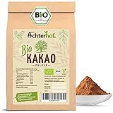 Kakao Pulver Bio (500g) Kakaopulver Rohkost stark entölt (11% Fett) zuck