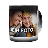 PhotoFancy® - Zaubertasse mit Foto Bedrucken Lassen - Magic Mug Personalisieren – Fototasse Zauberbecher selbst g