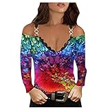 Damen Bekleidung Herbst Pullover mit Kragen Oversize-Kleid sexy Pullover Damen Pullover bunt Damen cordbluse Tshirt Damen Langarm locker damensweatshirt Langarm t Shirt g