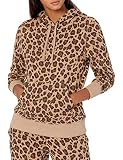 Amazon Essentials French Terry Fleece Pullover Hoodie fashion-sweatshirts, leopard, S