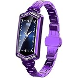 HJKPM Smartwatch, IP67 Waterproof Women's Sports Smart Watch Mit Herzfrequenz Menstruationszyklus Blutdruck Schlafüberwachungsfunktion Zum Verhindern Der Virusinfektion,L