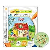 Collectix Ravensburger tiptoi ® Buch Mein Lern-Spiel-Abenteuer | Erstes Englisch + ABC Buchstaben Kinder Sticker Schule, Z