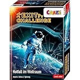 CRAZE EXIT Challenge-Spiel -Notfall im Weltraum- Escape Game ab 8 Jahren, Level: Mittel, Bis zu 6 Spieler, 29343