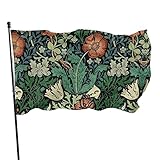 Fahnen und Flaggen, Ausbleichfestigkeit Lebhafte Farbe Polyester Flagge Mit Ösen für Haus Garten Hof, Wohn, kommerziellen Einsatz, Kunst (3x5 Ft)