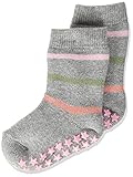 FALKE Unisex Baby Multi Stripe B HP Hausschuh-Socken, Grau (Light Grey 3401), 74-80