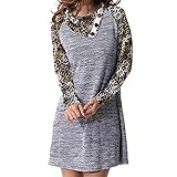 GFGHH Damen Rollkragen Tunika Kleid Vintage Langarm Kariert A-Linie Pullover Oberteile Elegant Casual Winterkleid Einfarbig Rollkragen Minikleid Warme Alternative Bekleidung - Bedrucktes B