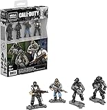 Mega Construx Black Series – GYF91 – Call of Duty Taktische Infiltrations-Team – Pack mit 4 Minifiguren mit Gelenken + Zubehö