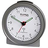 Ruhla Wecker Analoger Funkwecker Modell RC-256-2 No Tick