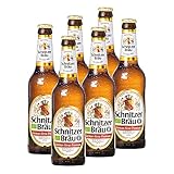 6 Flaschen - Schnitzer Bräu | German-Hirse-Premium | *glutenfrei* | 0,33 Liter, 5,0% Vol. | inkl. Pfand 0,48 €