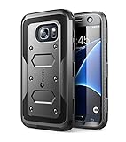 i-Blason Samsung Galaxy S7 Hülle Armorbox Case Outdoor Handyhülle Stoßfest Schutzhülle Cover mit integriertem Displayschutz und Gürtelclip, Schwarz - 5.1 Z