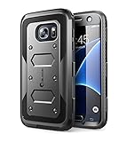 i-Blason Samsung Galaxy S7 Hülle Armorbox Case Outdoor Handyhülle Stoßfest Schutzhülle Cover mit integriertem Displayschutz und Gürtelclip, Schwarz - 5.1 Z