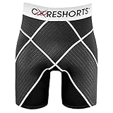 Coreshorts PRO 3.0 Kompressionshose für Damen & Herren | Sport- & Recovery Short - Schwarz - XX-S