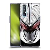 Offizielle Power Rangers White Dino Thunder berühmter Helm, weiche Gel-Schutzhülle, kompatibel mit Oppo Find X2 N