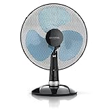 Brandson - Tischventilator 30 cm - mobiler Lüfter - Tisch Ventilator mit 3-Leistungsstufen - Leistungsaufnahme 40W - angenehmes Betriebsgeräusch - Neigungswinkel ca. 30 G