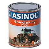 ASINOL GRUNDIERUNG GRAU 1000 ml Kunstharzlack Farbe Lack 1l Liter D