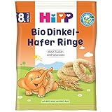 HiPP Bio Knabberprodukte Bio-Dinkel-Hafer Ringe, 30 g