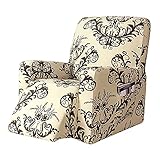 ZZASD Europäischer Druck Schaukelstuhlabdeckung, Stretch-Sofaabdeckungen Couch-Cover für 1 Kissen Couch-Cover-Feature-Merkmal Dicker weicher Aufenthalt an Ort und Stelle,B