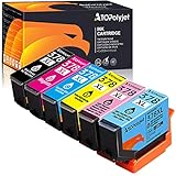ATOPolyjet 378XL Druckerpatronen Ersatz für Epson 378XL 378 Kompatibel mit Epson Expression Photo XP-8500 XP-8505 XP-8600 XP-8000 XP-8005 (Schwarz, Cyan, Magenta, Gelb, Hell Cyan, Hell Magenta)