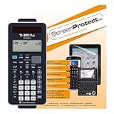 TI-30 X Plus - Taschenrechner MathPrint Bundle wissenschaftlicher Rechner Schulrechner LC Display für Schule Uni Büro Solar + ScreenProtect Display