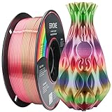 ERYONE Metallglanz Seide Regenbogen PLA Filament für 3D Drucker, 1.75mm, Toleranz: ±0.03mm, 1kg (2.2LBS)/Sp