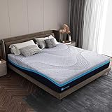 Avenco Matratze 90x200, H3 Harte Matratze, Hochwertige Kaltschaummatratze mit waschbarem Bezug, Höhe 18 cm, g
