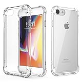 AVANA Hülle für iPhone SE 2020 / iPhone 8 / iPhone 7 Schutzhülle Durchsichtige Handyhülle Case TPU Cover Kratzfest Klar Bumper Kantenschutz - Transp