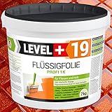 Flüssigfolie Profi 7 kg für Fliesen und Holz, Balkon, Terrasse, Keller, Bad, Dusche, Abdichtung, RM19