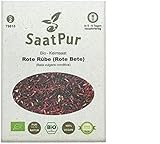 SaatPur Bio Keimsprossen - Rote Rübe Rote Beete - Sprossen, zur Aussaat in Erde, Microgreens - 30g