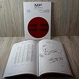 Massey Ferguson Ersatzteilliste Ersatzteilkatalog Traktor 165 168 185 188 M2