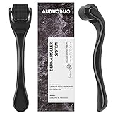 AUDUODUO® Derma roller 0.3mm mit REAL SILVER Nadeln, Micro needle Roller 540 zur Haut- und Haarpflege - 2022 Advanced Seamless V