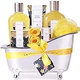 Bad Geschenkset, SPA LUXETIQUE Beauty Set für Sie 8-teiliges Geburtstagsgeschenk, Schaumbad Spa Set, Wellness Set für Frauen, Bad Geschenke für Geburtstage und F