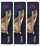 Wella 3 er Pack Koleston Perfect Me+ KP DEEP BROWNS 6/7 dunkelblond b