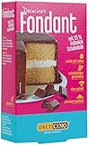 Decocino Fondant Schoko mit 25% Vollmilch-Schokolade ohne Palmöl, reißfest & stabil auf Sahne –ideale Backdeko zum Dekorieren von Kuchen & T